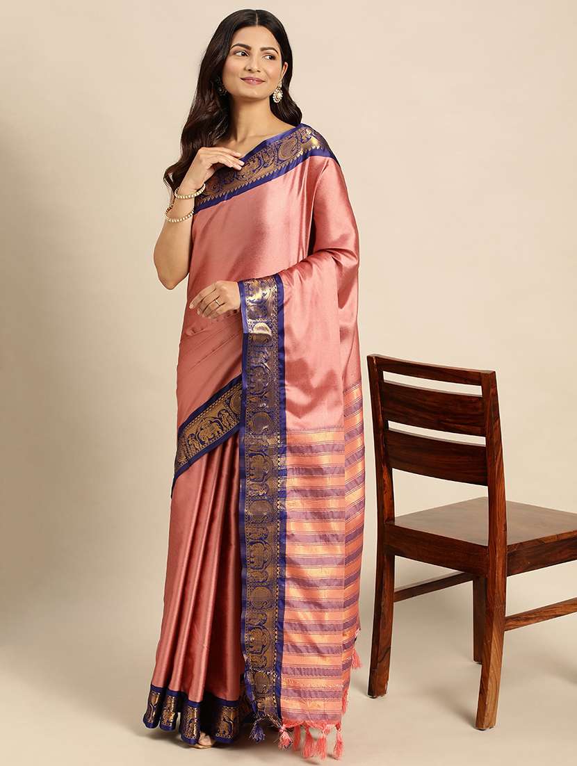 women self-designed gadwal saree