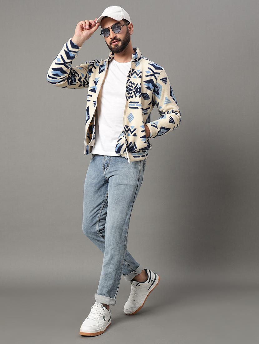 men all over print long sleeve sweatshirt - 21550006 - Standard Image - 3