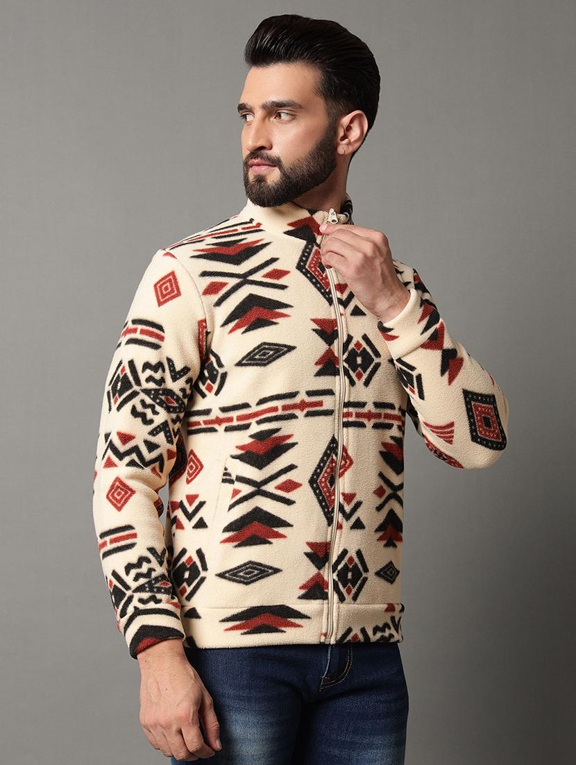men all over print long sleeve sweatshirt