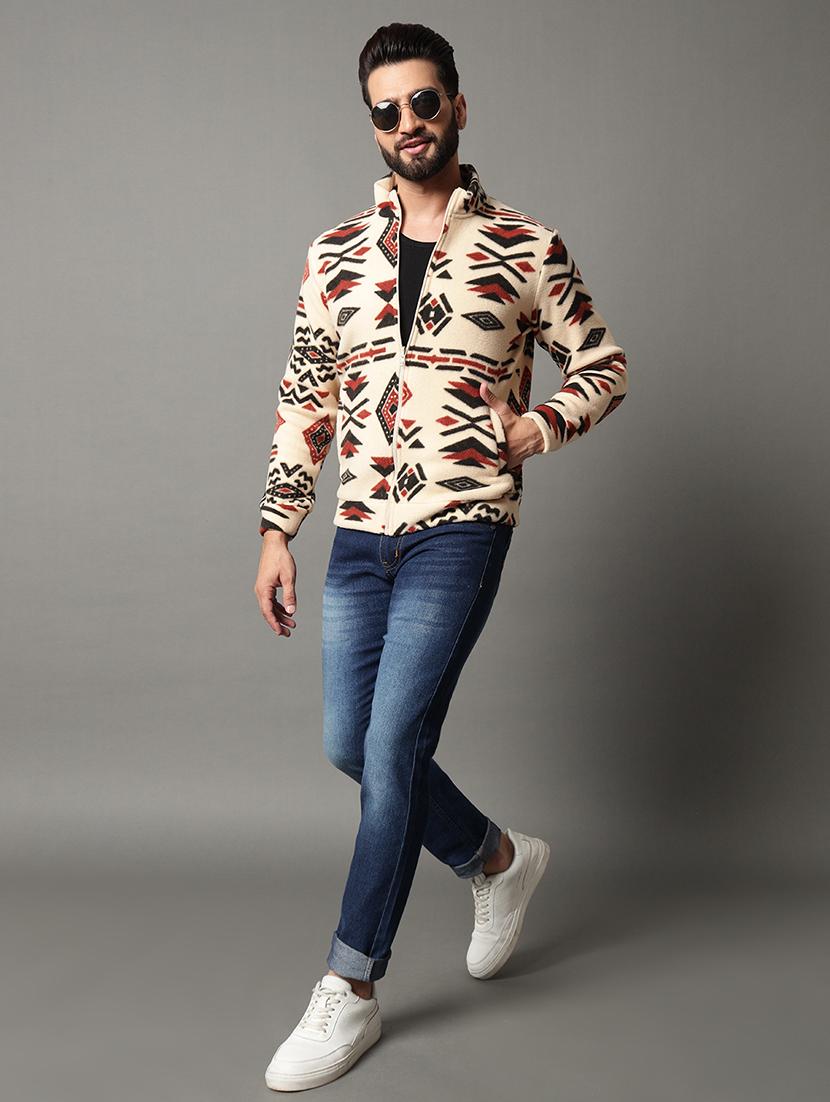 men all over print long sleeve sweatshirt - 21550007 - Standard Image - 3