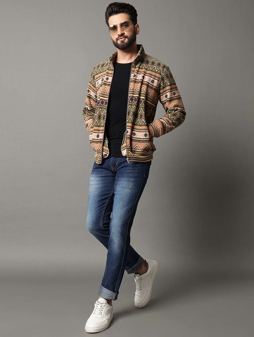 men all over print long sleeve sweatshirt - 21550008 - Standard Image - 3