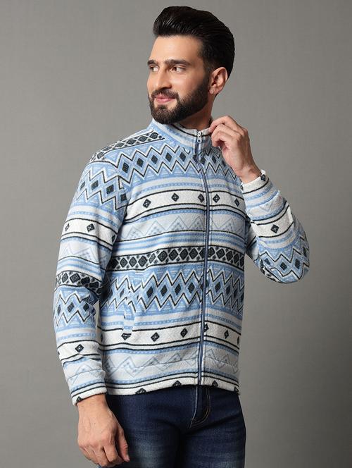 men all over print long sleeve sweatshirt - 21550009 - Standard Image - 0