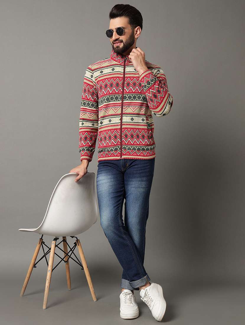 men all over print long sleeve sweatshirt - 21550010 - Standard Image - 3