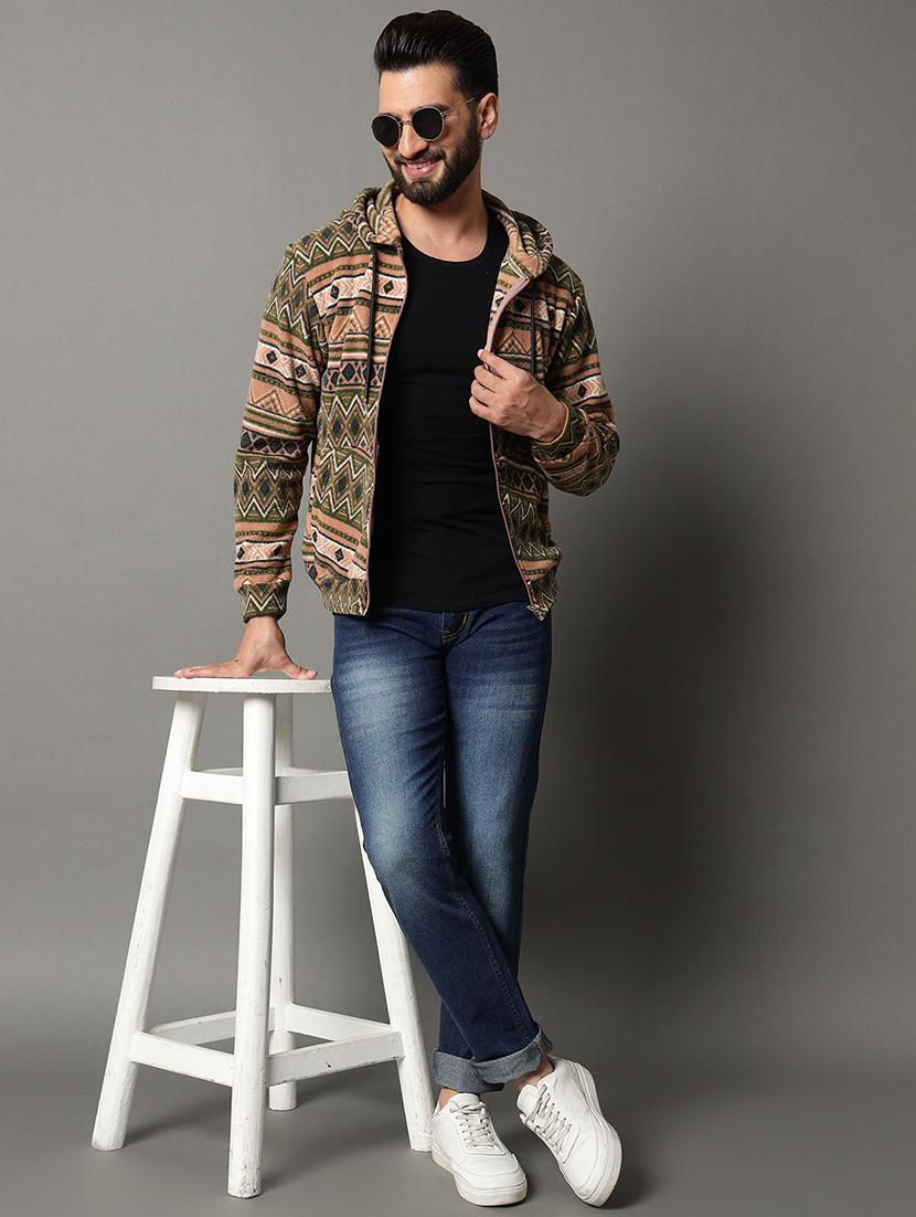 men all over print long sleeve sweatshirt - 21550014 - Standard Image - 3