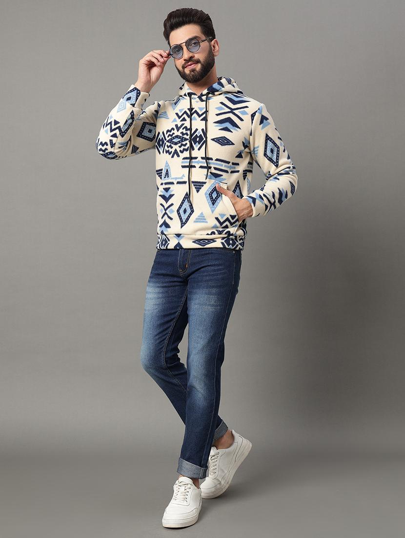 men all over print long sleeve sweatshirt - 21550016 - Standard Image - 3