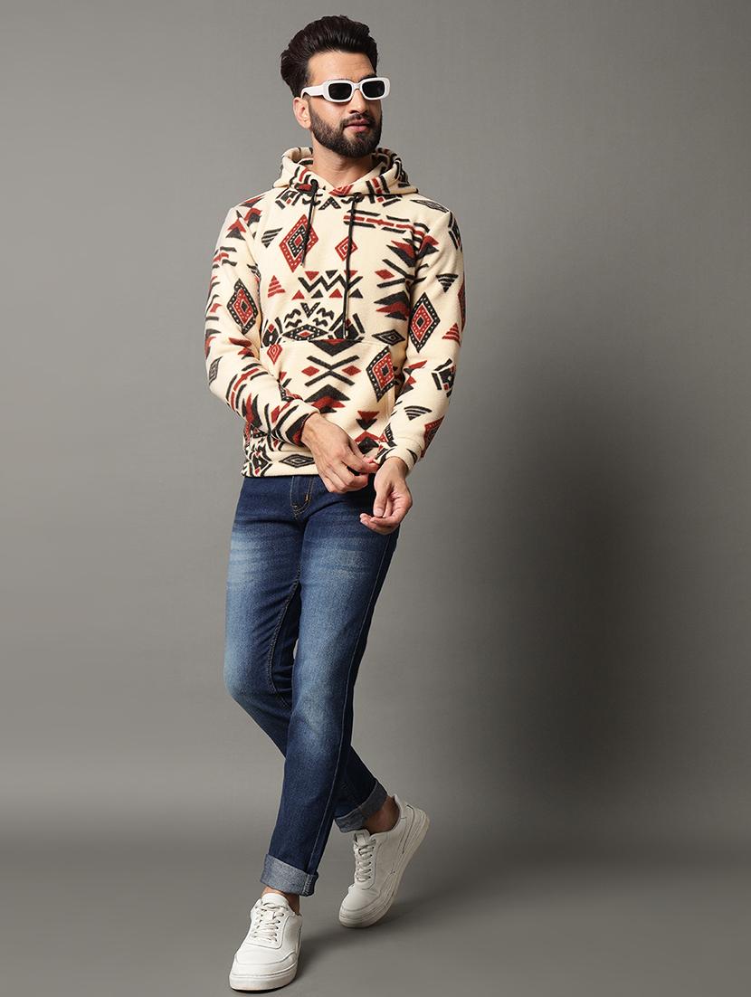 men all over print long sleeve sweatshirt - 21550017 - Standard Image - 3