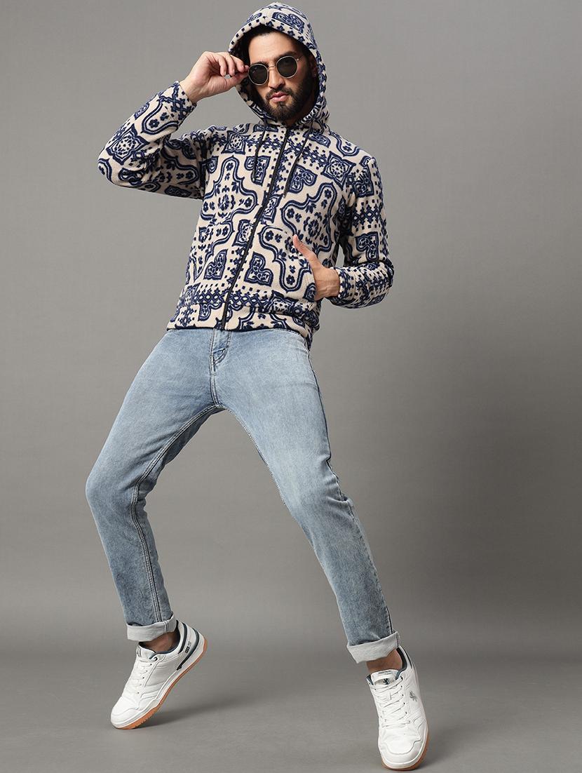men all over print long sleeve sweatshirt - 21550019 - Standard Image - 3