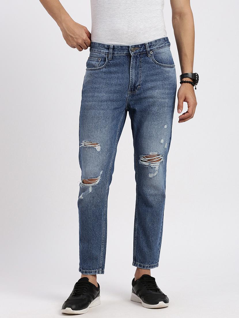 men solid mid rise slim fit jean - 21550232 - Zoom Image - 0