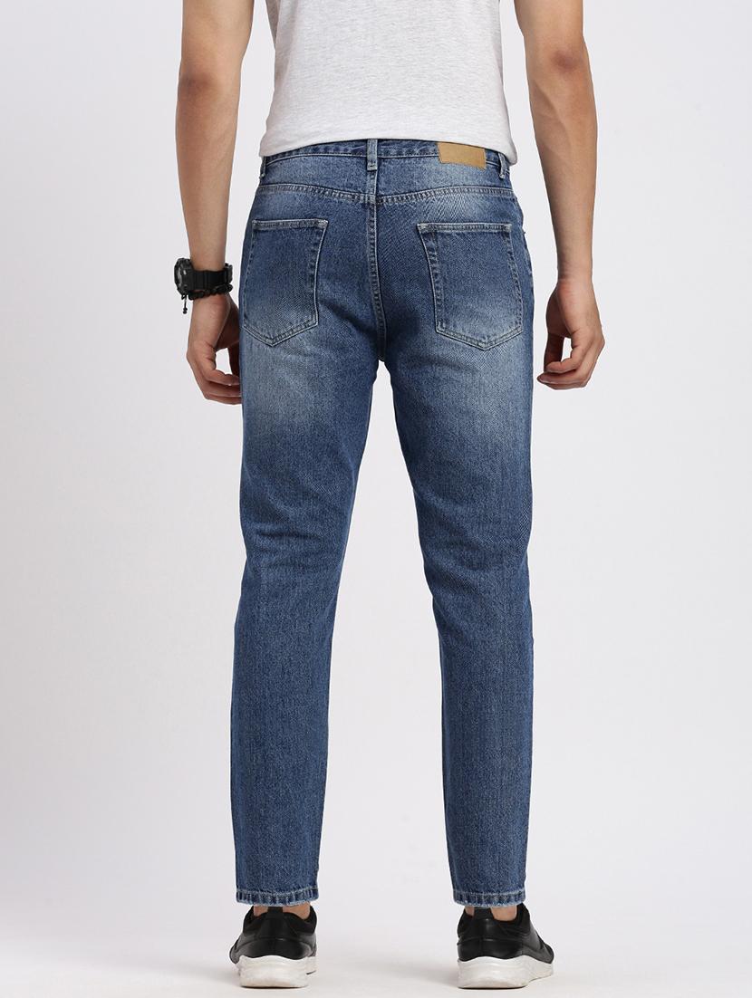 men solid mid rise slim fit jean - 21550232 - Standard Image - 3
