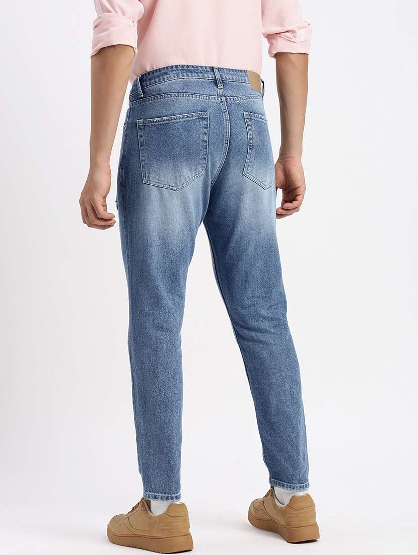 men solid mid rise slim fit jean - 21550233 -  Standard Image - 3