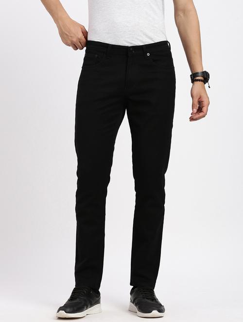 men solid mid rise slim fit jean - 21550235 -  Standard Image - 0