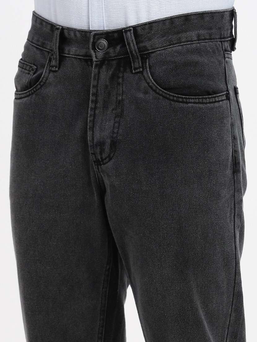 men solid mid rise relaxed fit jean - 21550236 -  Standard Image - 5