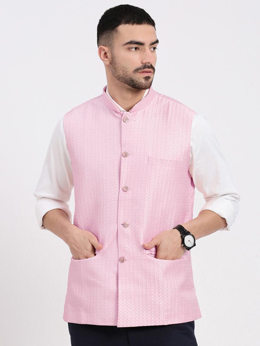 men self designed nehru jacket - 21550269 -  Zoom Image - 0
