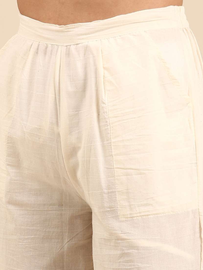 women peach printed kurta pant set with dupatta - 21550297 -  Standard Image - 5