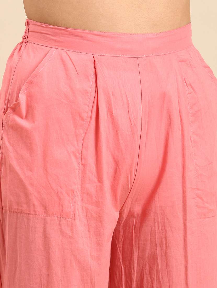 women mirror work kurta pant set with dupatta - 21550298 -  Standard Image - 5