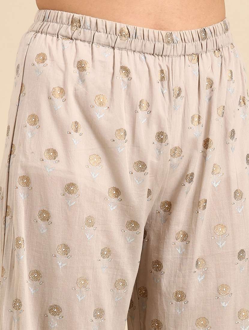 women floral printed kurta sharara with dupatta set - 21550344 -  Standard Image - 5