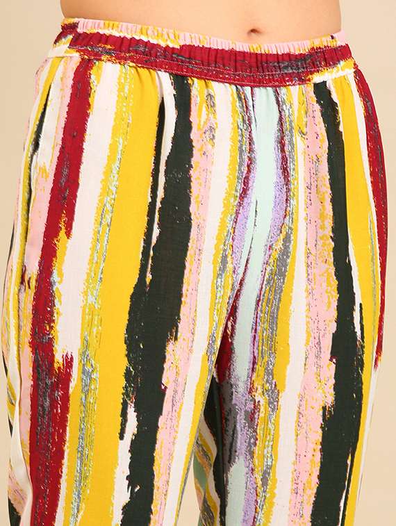 women printed top pant co-ord set - 21550354 -  Standard Image - 5