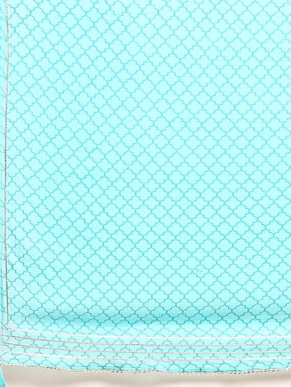 women mirror work kurta palazzo with dupatta set - 21550364 -  Standard Image - 8