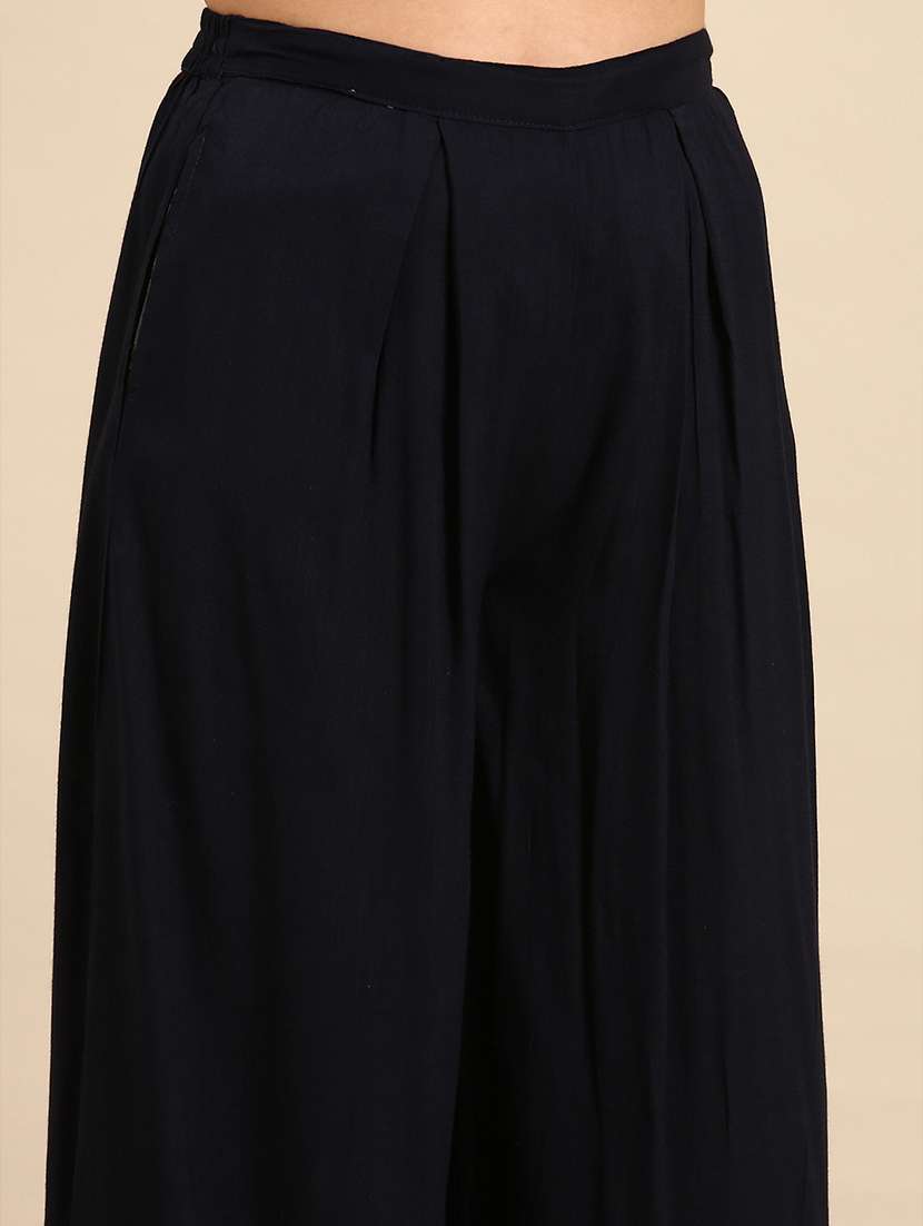 women embroidered kurta palazzo with dupatta set - 21550370 -  Standard Image - 5