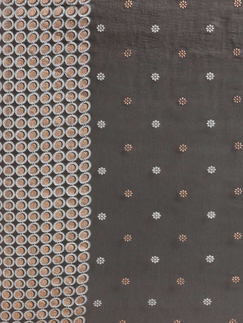 women grey printed kurta palazzo with dupatta set - 21550371 -  Standard Image - 8