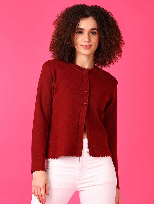 women long sleeve solid cardigan - 21550476 -  Standard Image - 0
