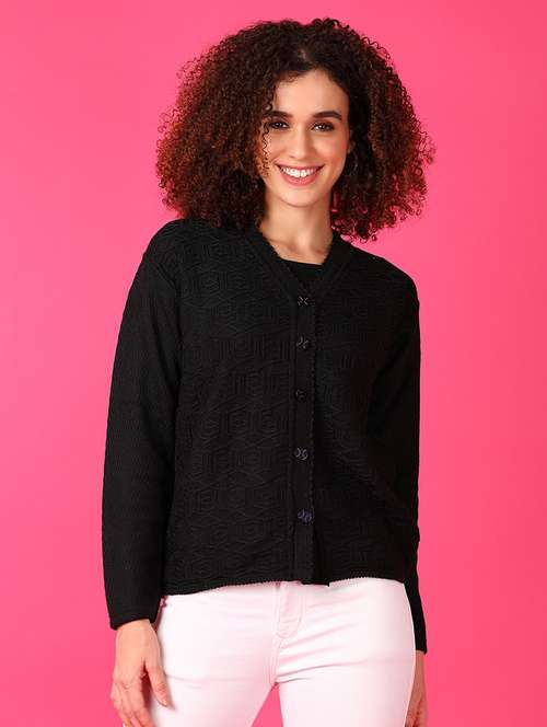 women long sleeve solid cardigan - 21550490 -  Standard Image - 0