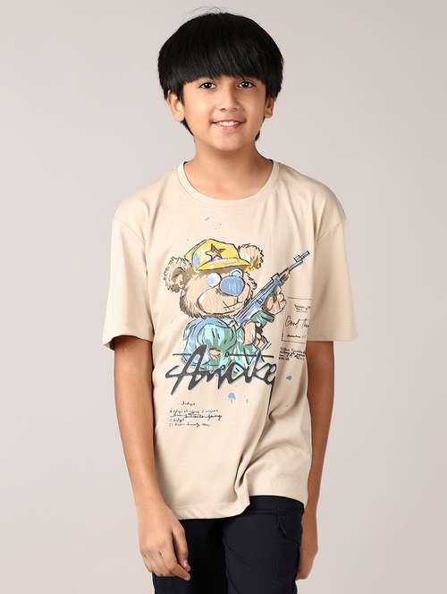 boys graphic print short sleeve t-shirt - 21550529 - Standard Image - 0