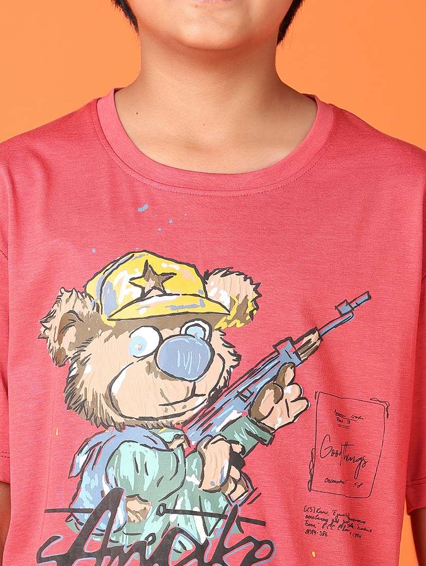 boys short sleeves front & back print t-shirt - 21550531 -  Standard Image - 5
