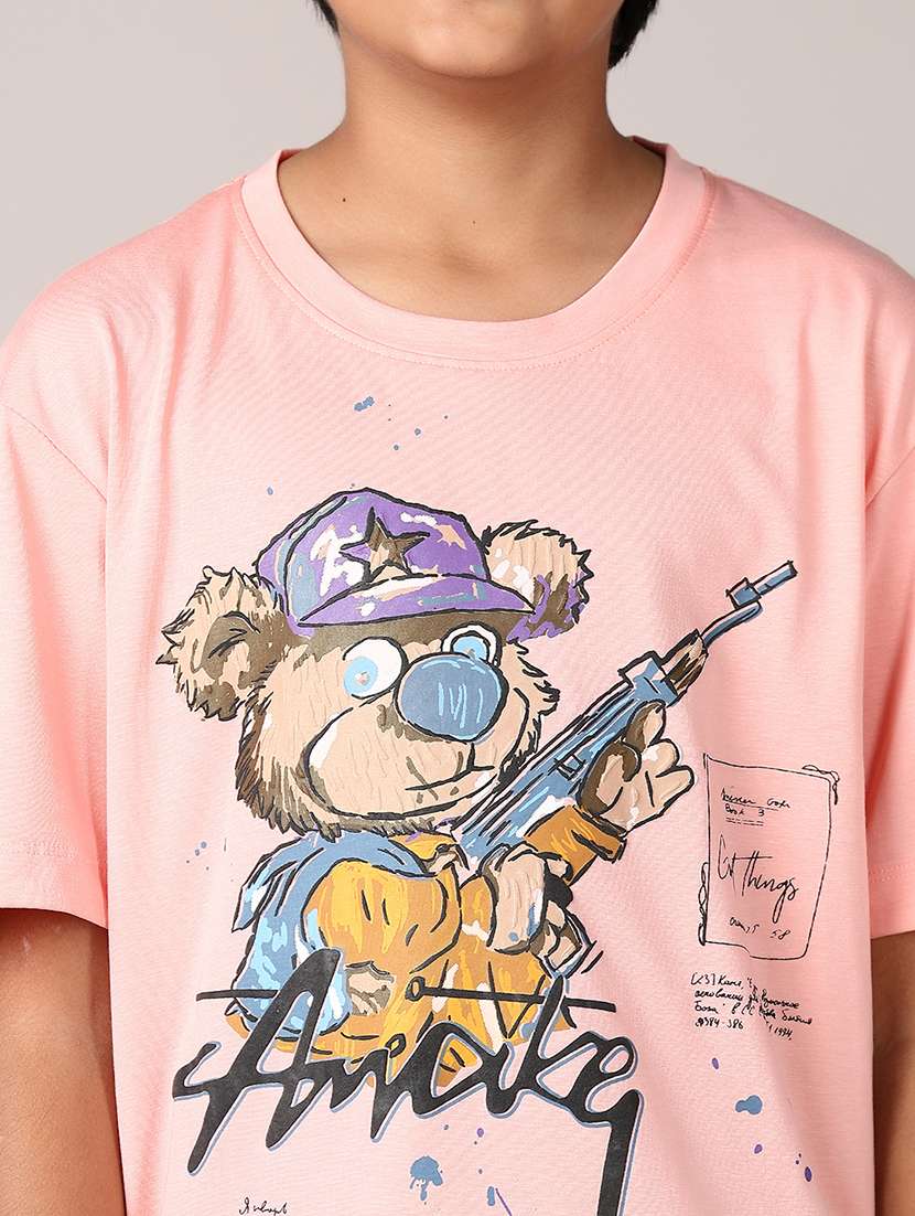 boys graphic print short sleeve t-shirt - 21550532 -  Standard Image - 5