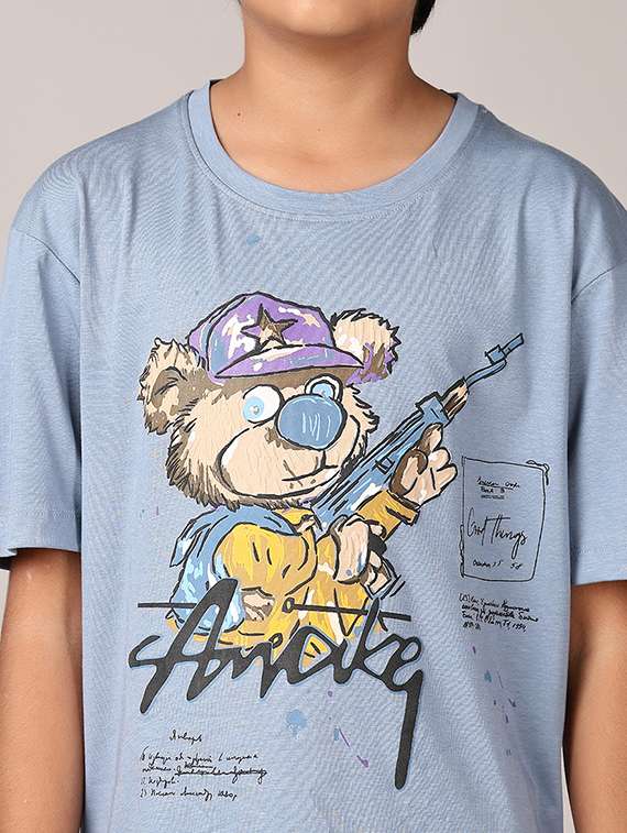 boys graphic print short sleeve t-shirt - 21550533 -  Standard Image - 5