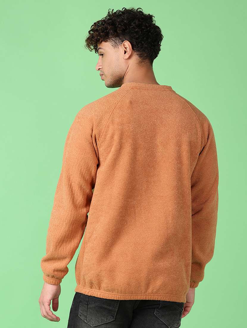 men chest print round neck regular fit sweatshirt - 21550559 -  Standard Image - 3