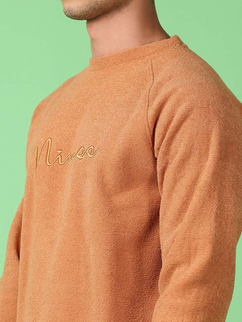 men chest print round neck regular fit sweatshirt - 21550559 -  Standard Image - 5