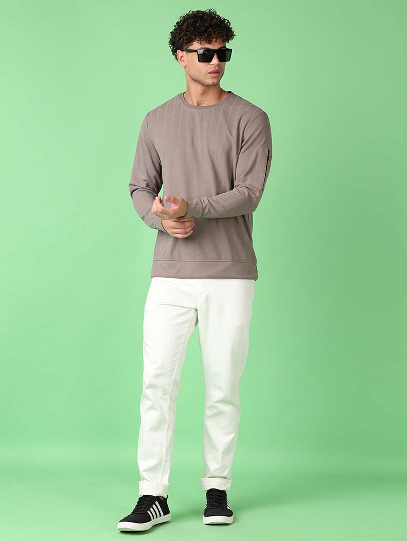 men long sleeves plain t-shirt - 21550571 -  Standard Image - 3