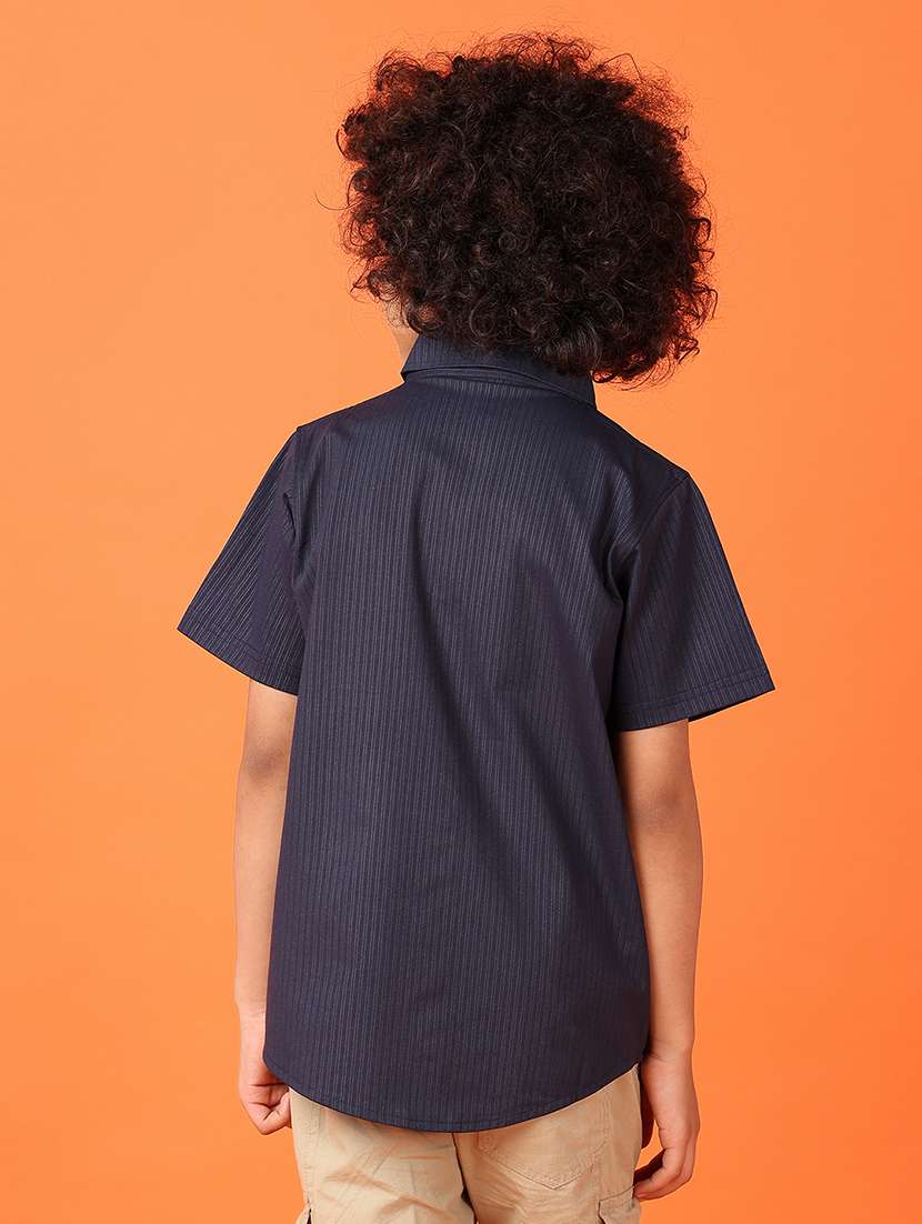 boys short sleeves striped shirt - 21550627 -  Standard Image - 3