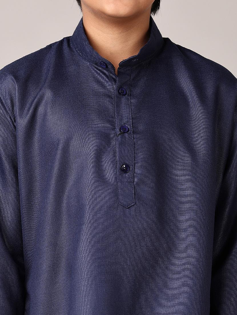 boys long sleeve ethnic wear kurta set - 21550864 - Standard Image - 5