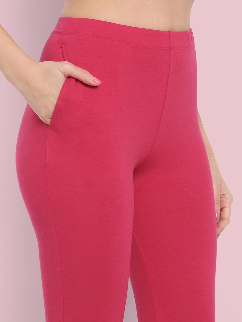 women solid ankle length leggings - 21550963 - Standard Image - 5