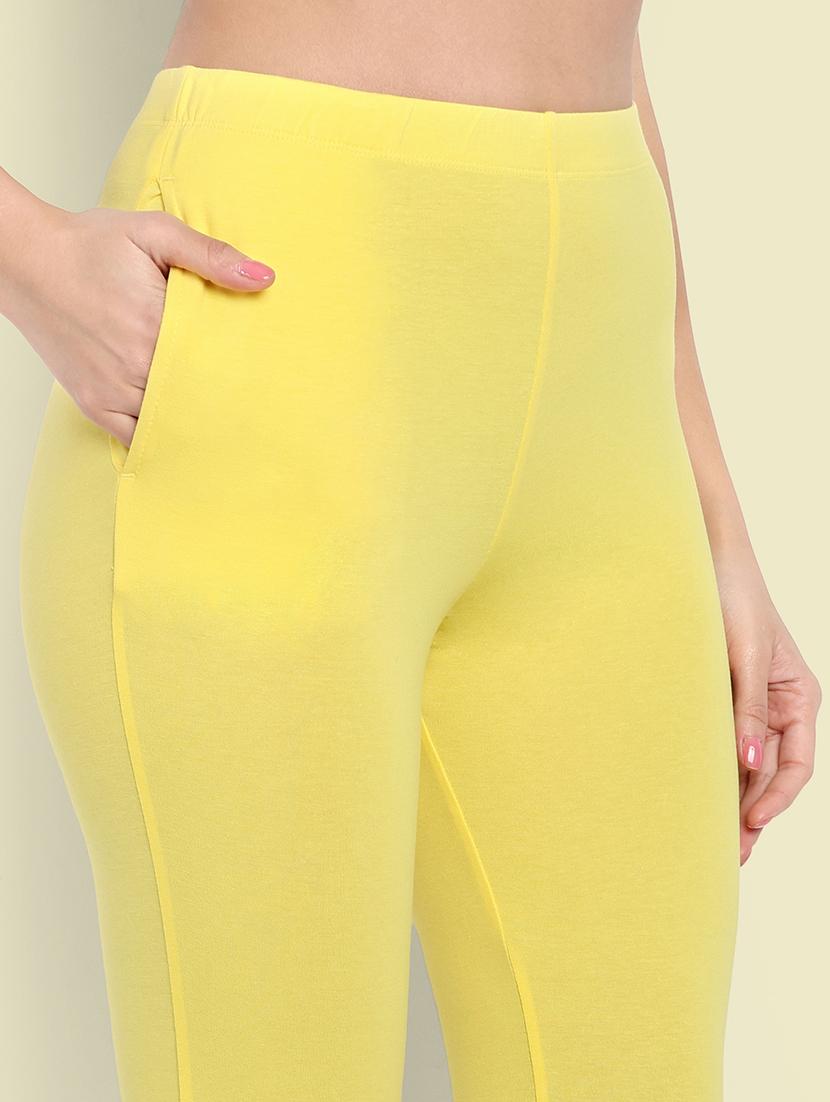 women solid ankle length leggings - 21550964 - Standard Image - 5