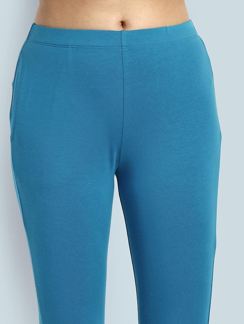 women solid ankle length leggings - 21550989 - Standard Image - 5