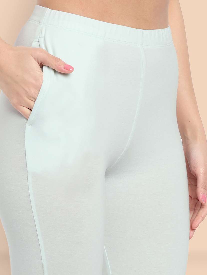 women solid ankle length leggings - 21551032 -  Standard Image - 5