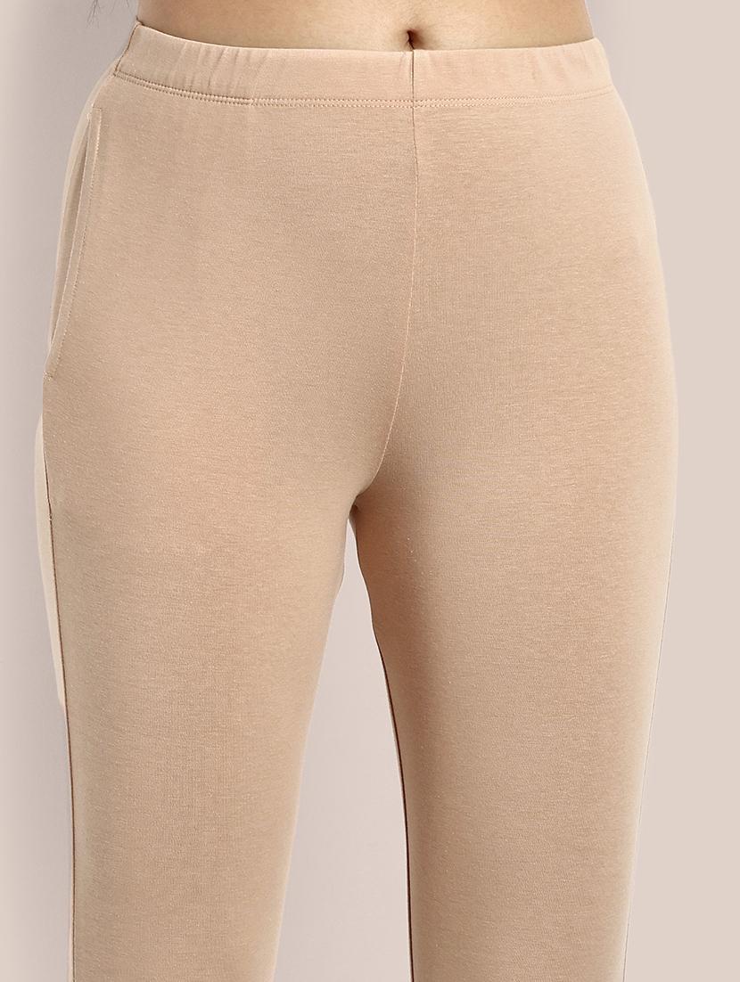 women solid ankle length leggings - 21551033 - Standard Image - 5