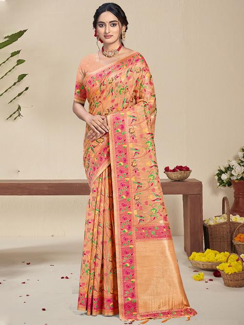 women self design banarasi saree with blouse - 21551148 - Standard Image - 0