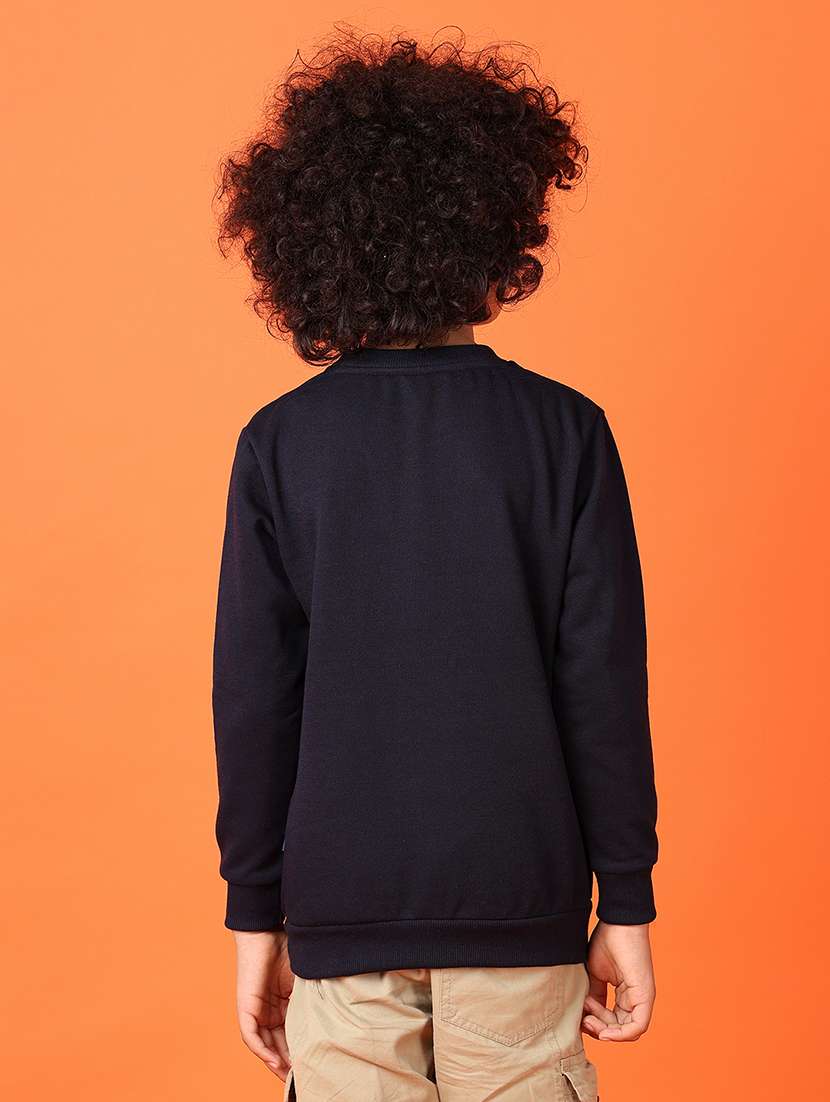 boys front print long sleeve sweatshirt - 21551487 -  Standard Image - 3