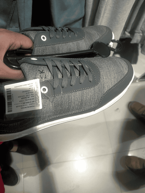 grey synthetic shoes - 21551547 - Zoom Image - 0