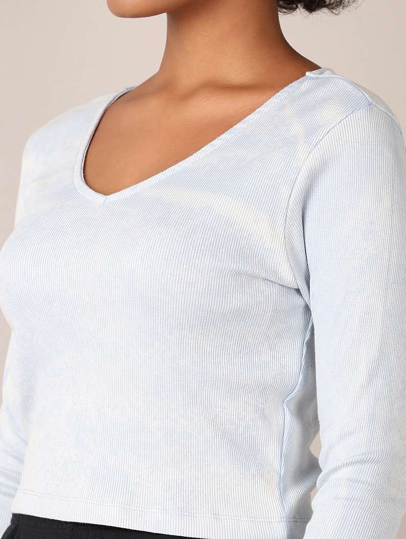 women solid long sleeves regular top - 21551560 -  Standard Image - 5