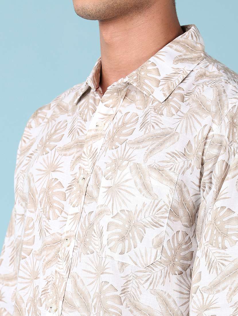men long sleeves printed casual shirt - 21551562 -  Standard Image - 5