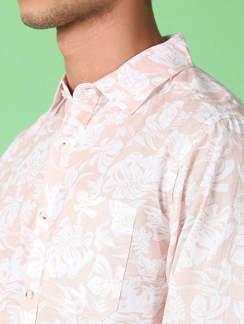 men long sleeves printed casual shirt - 21551565 -  Standard Image - 5