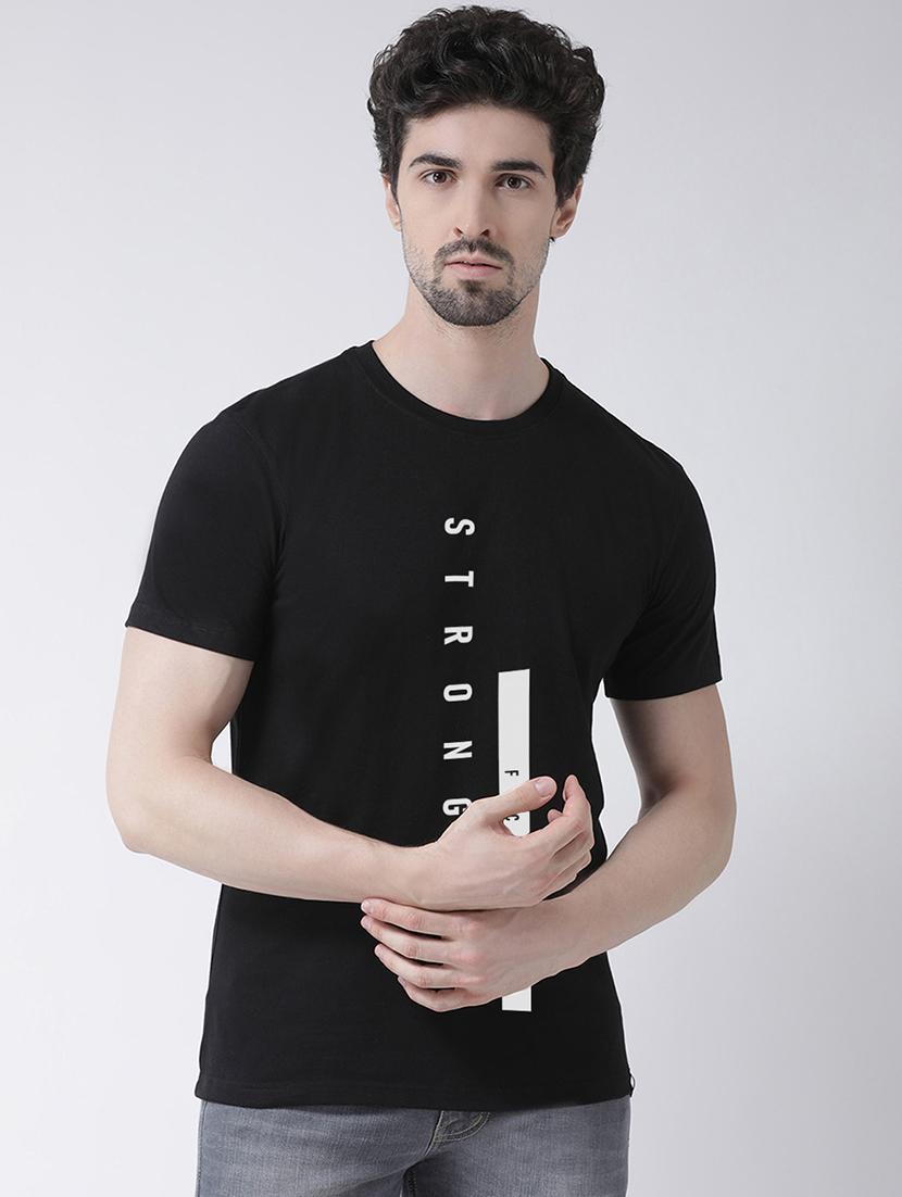men front print short sleeve t-shirt - 21551919 -  Zoom Image - 0