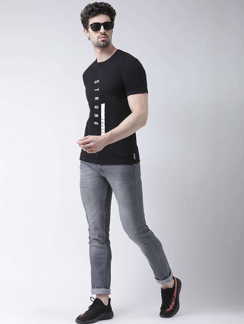 men front print short sleeve t-shirt - 21551919 - Standard Image - 3