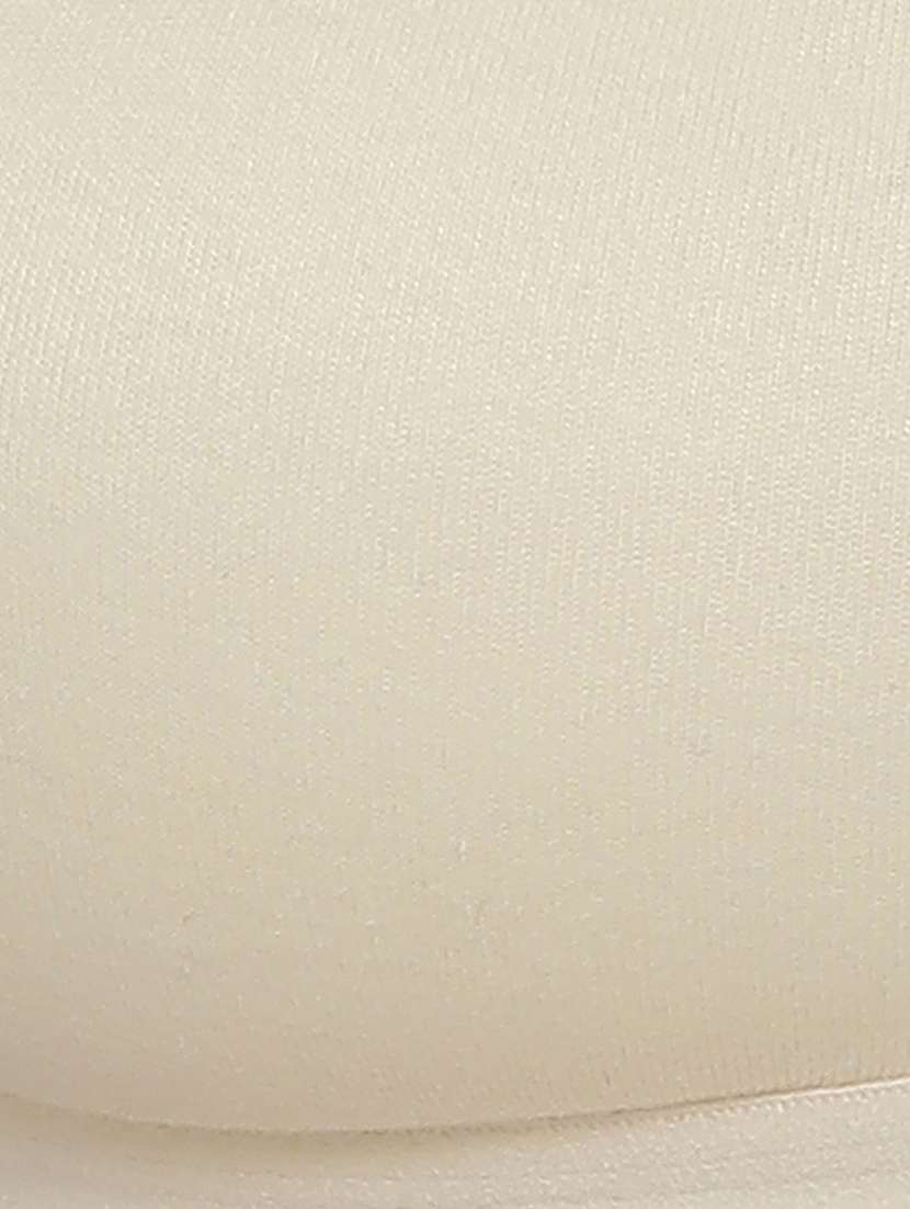 beige cotton regular bra - 21552055 -  Standard Image - 3