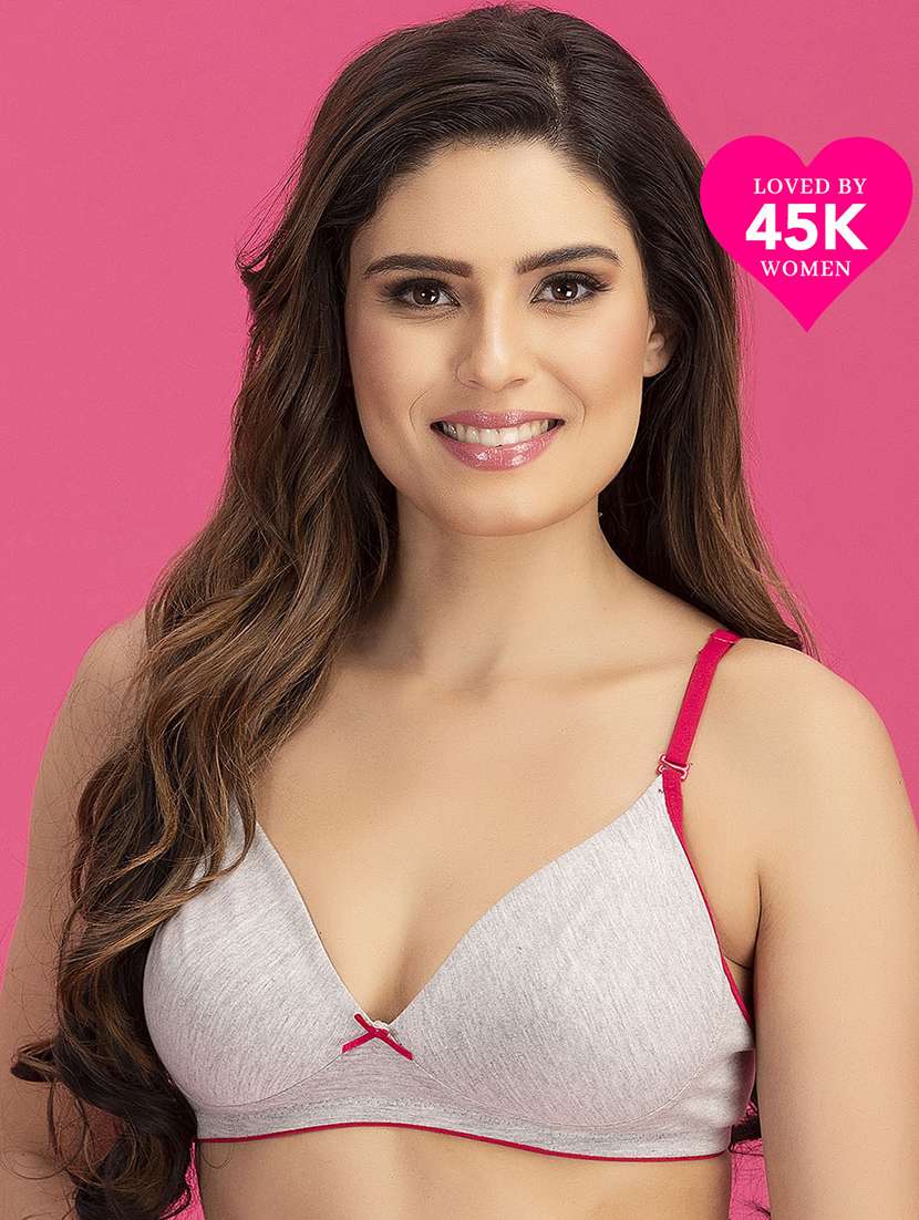 women solid non wired t-shirt bra